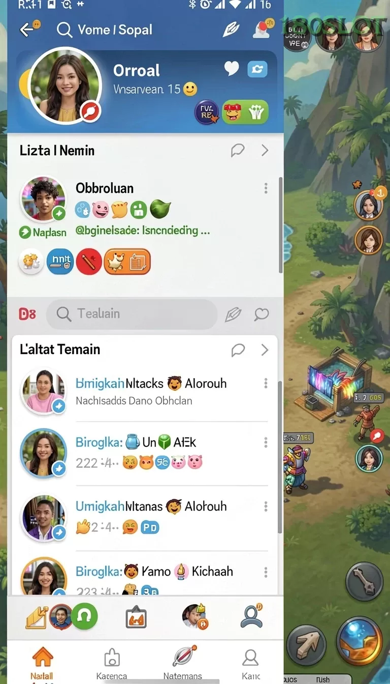 Cuplikan layar TOTO777 — aktivitas