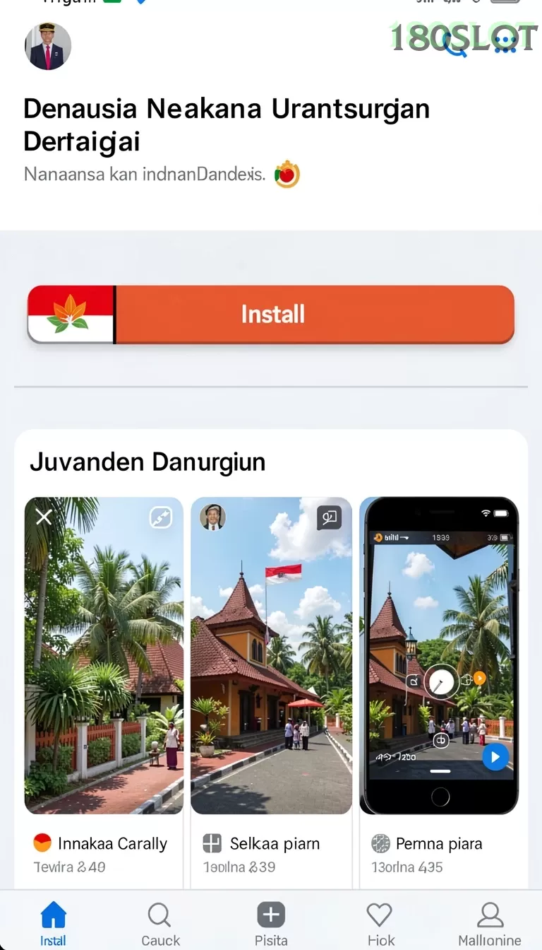 Cuplikan layar 99RP — menu navigasi