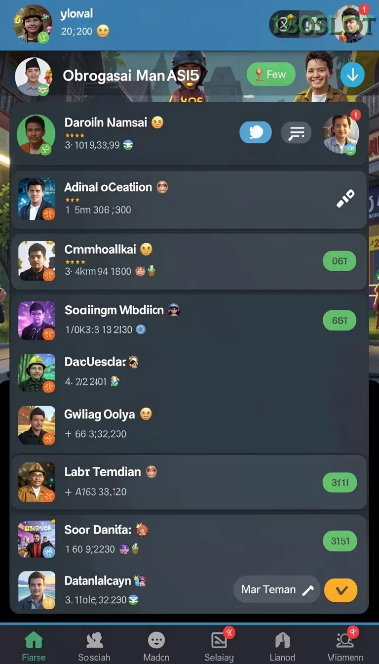 Cuplikan layar JKTOK — pengaturan akun